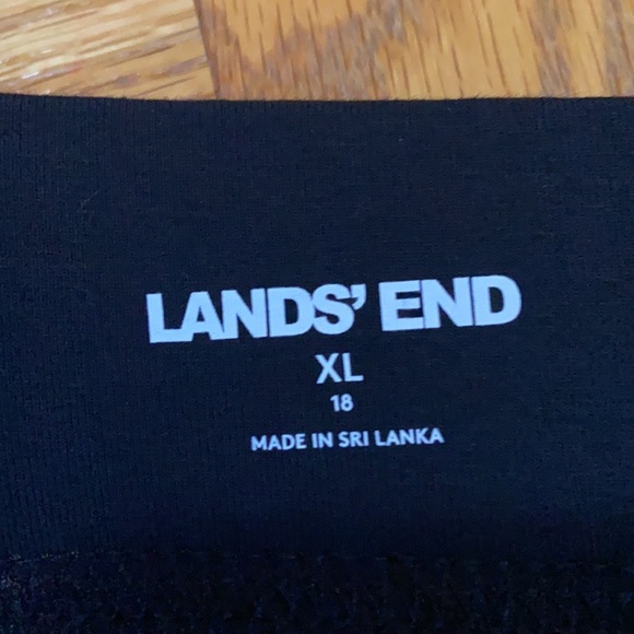 Lands End Black Pull On Pants 18 - Picture 8 of 10